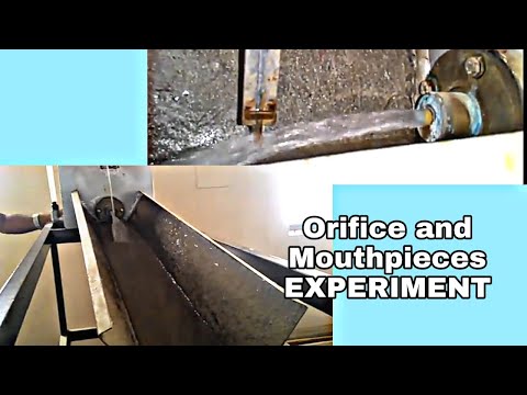 Orifice and mouthpieces experiment