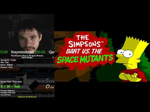 The Simpsons: Bart vs The Space Mutants - Amiga Playthrough (Uncensored)