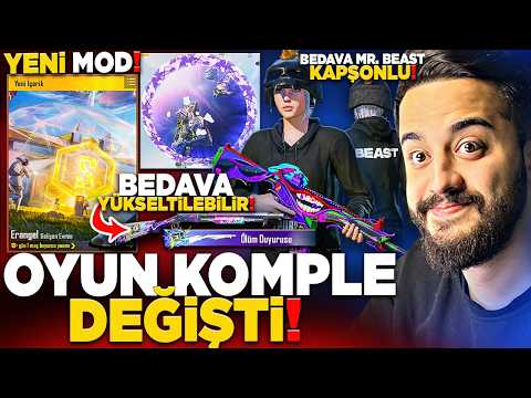 DEV GÜNCELLEME GELDİ! BEDAVA MR BEAST KAPŞONLU ve GELİŞTİRİLEBİLİR SİLAH! PUBG Mobile