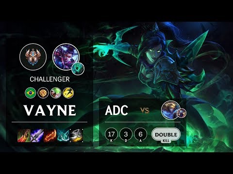Vayne ADC vs Ezreal - BR Challenger Patch 10.12