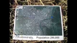 preview picture of video '3.64 microSv/h 5cm from ground level, Fukushima city, bank of Abukuma river, Feb 2013'