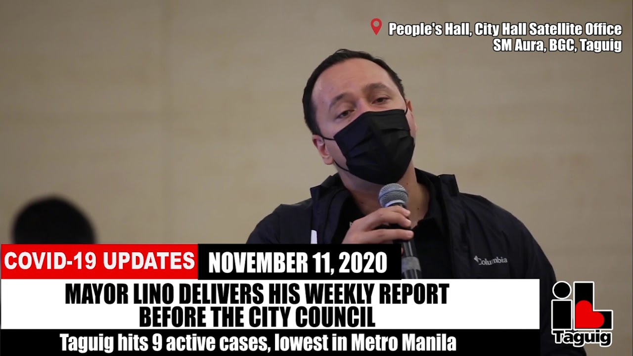 Taguig’s 1 case per 100K population same with Tokyo, Seoul and Singapore