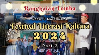 Rangkaian Lomba Festival Literasi Kaltara 2024 | Desa Mansalong