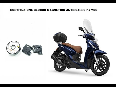 Sostituzione Blocchetto Antiscasso Kymco People 125i ABS e duplicato chiave persa