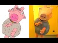 Diana and Roma fun play at the theme park Peppa Pig - Drawing meme | Diana and Roma #dianaandroma