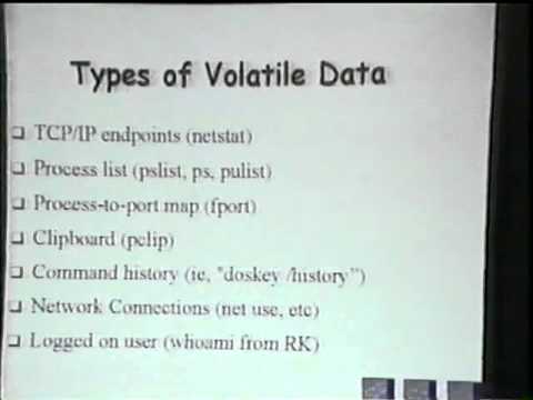 Black Hat Windows 2002 - NT/2K Incident Response & Mining Hidden Data: PostMortem of Windows Box pt2
