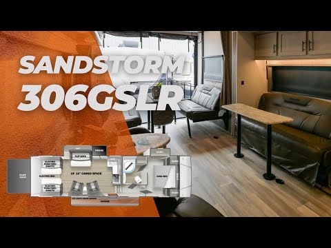 Thumbnail for Tour the 2023 Sandstorm F306GSLR Toy Hauler Video
