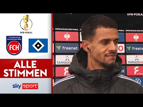 ALLE Post-Match Interviews | 1. FC Heidenheim 1846 - Hamburger SV | DFB-Pokal
