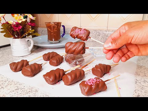 RECEITA SIMPLES QUE TODOS VÃO AMAR MARSHMALLOW NO PALITO UMA DELÍCIA FAÇA E VENDA