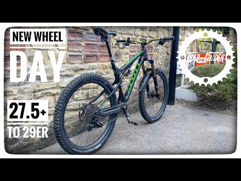 New wheel day: 27.5 Plus to 29er