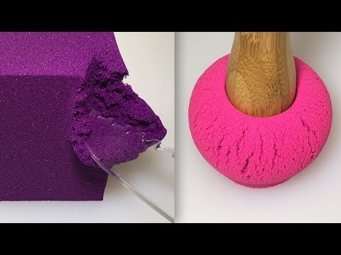 Very Satisfying Video Compilation 76 Kinetic Sand Cutting ASMR Video