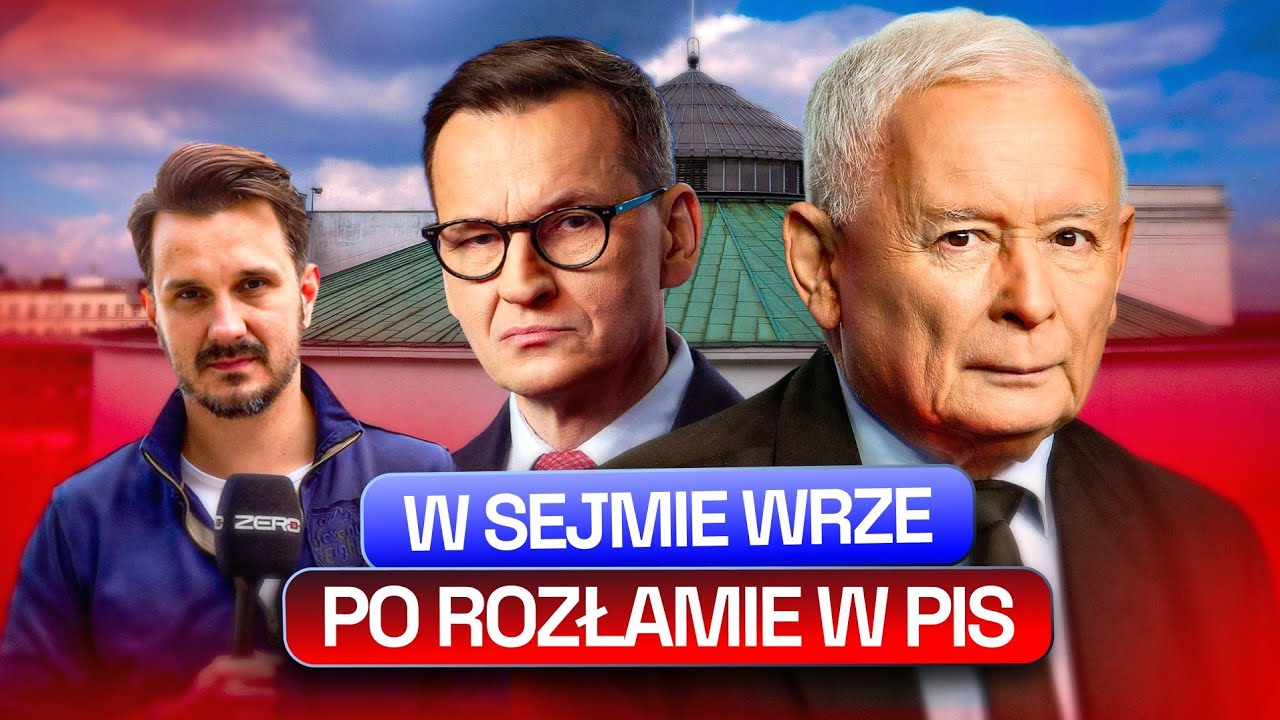 EMOCJE W SEJMIE, POLITYCY KOMENTUJĄ ROZŁAM PIS