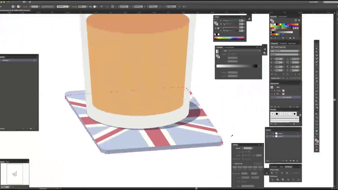 StickerMule Dribbble play-off illustraion