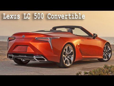 2022 Lexus LC 500 Convertible - Interior, cabin //  Infrared Red