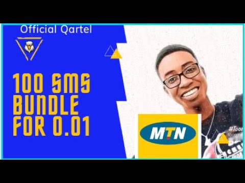How to get unlimited sms bundle. #mtn #sms