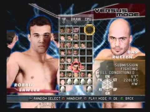 golpes ufc throwdown playstation 2