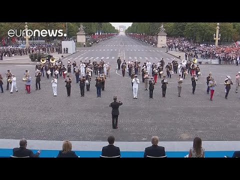 [vidéo] Défilé du 14 juillet : la fanfare reprend Daft Punk