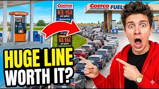 Costco Gas vs  Local Gas Stations Is the Huge Line Actually Worth It