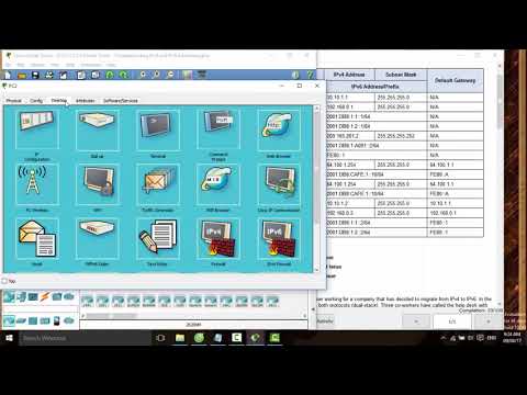 [CCNAv6 S3] 7.3.2.9 Packet Tracer - Troubleshooting IPv4 and IPv6 Addressing