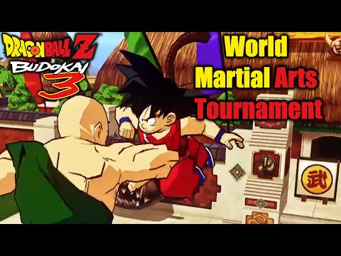 Dragon Ball Z Budokai 3 Kid Goku vs Tien | World Martial Arts Tournament
