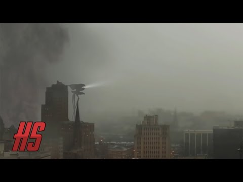 "Alien Tripod Force-Field Causes Damage In Rainy Syracuse" December 16, 2019 | HollywoodScotty VFX