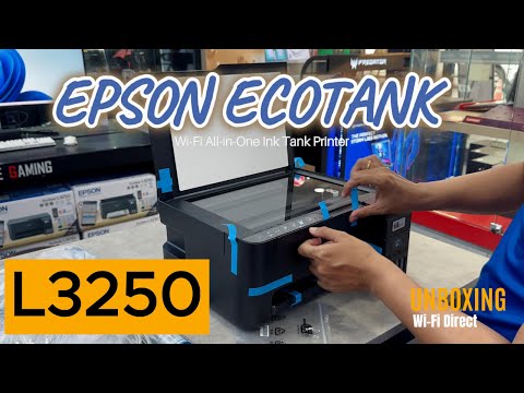 L3250 Wi-Fi Setup (Epson Printer), | UNBOXING #l3250 #epson