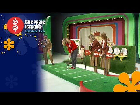 Contestant Makes a POWERFUL PUTT While Playing HOLE IN ONE! - The Price is Right 1983