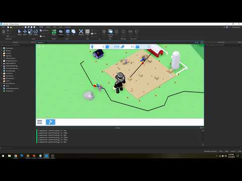 Aerotopia: Pathfinding & Path Following