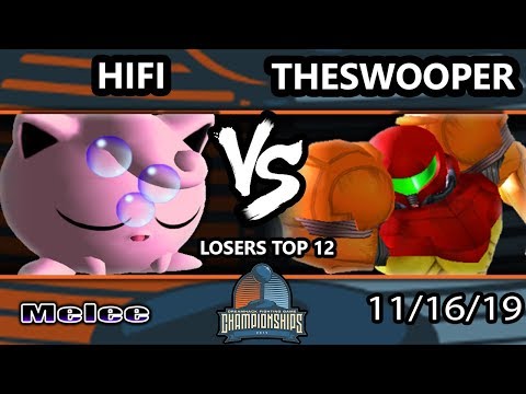 DHATL 2019 SSBM - Ag | HiFi (Jigglypuff) Vs. A2M | TheSWOOPER (Samus) Tournament Losers Top 12