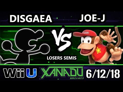 S@X 254 Smash 4 - Disgaea (Game and Watch) Vs. Joe-J (Diddy Kong) - Wii U Losers Semis