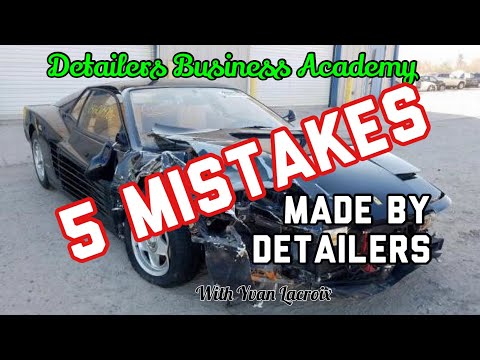 Detailing fails, 5 mistakes too many Detailers make