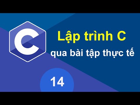 Học Lập trình C qua bài tập thực tế 14 Thuật toán vẽ tháp hình 01