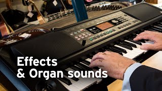 Video thumbnail for Korg EK-50 Features - Effects and organ sounds by Korg UK
