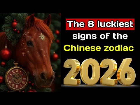 The 8 luckiest signs of the Chinese zodiac in 2026