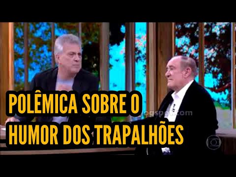 Polêmica sobre o humor dos Trapalhões - Renato Aragão e Pedro Bial
