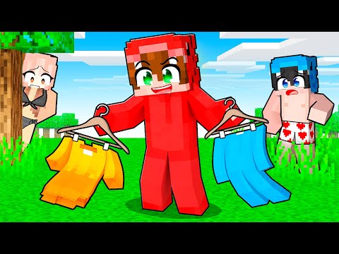 I stole my friends' clothes in Minecraft!
