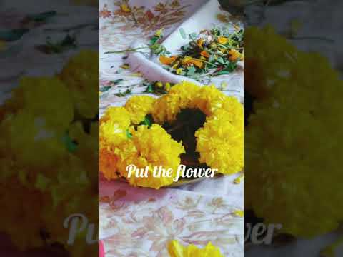 how to make bathukamma | easy making bathukamma | By Hanshitha ✨