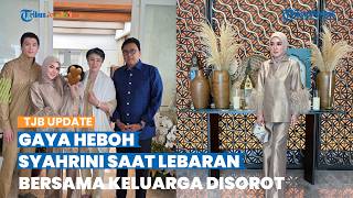 Pakai Baju Heboh Rumbai-rumbai, Gaya Glamor Syahrini Rayakan Lebaran di Indonesia Curi Perhatian