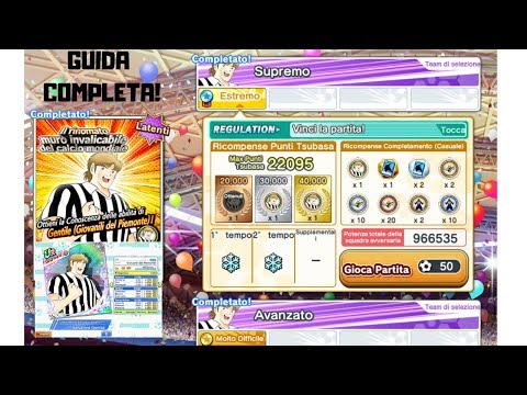 GUIDA SFIDA HIDDEN ABILITY GENTILE ITA - CAPTAIN TSUBASA DREAM TEAM