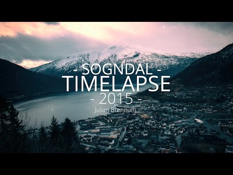 Sogndal TimeLapse 2015-2016 (Norway) 4K