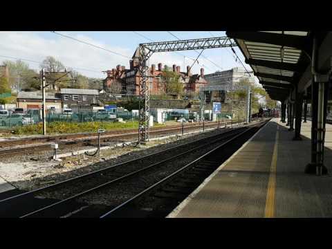 (HD) 45690 Leander arriving at Preston on 5Z92 4/5/2016