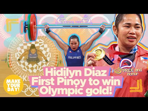 Hidilyn Diaz, first Pinoy to win Olympic gold! | Make Your Day
