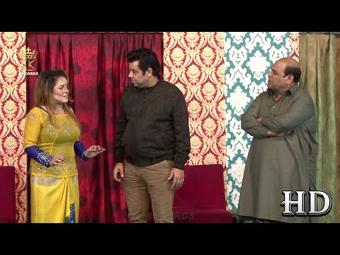 NASEEM VICKY  AGHA MAJID & GULFAM JUGTAIN | NEW COMEDY PLAY CHUPKE CHUPKE CLIP - KK RECORD LTD 2022