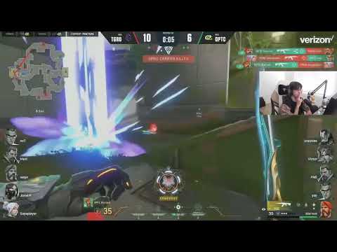 TenZ reacts to INSANE ACE | TGRD vs OPTC