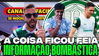 A COISA FICOU FEIA PARA O PALMEIRAS! NOTICIA BOMBÁSTICA, FACINCA TRAZ TODOS OS DETALHES OLHA ISSO..