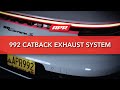 Video: APR Edelstahl Duplex Ø76mm Sportauspuff-Komplettanlage ab OPF Porsche 911 992