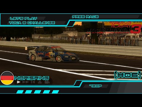 Let's Play: TOCA Race Driver 3 Challenge - PSP - Free Race (#06) Norisring [HD]