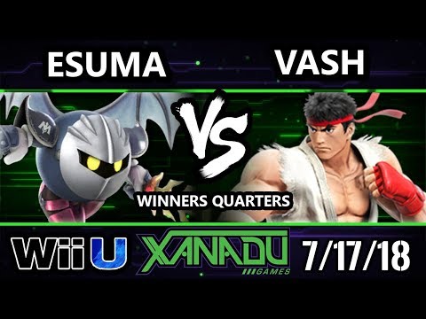 S@X 259 Smash 4 - Esuma (Metaknight) Vs. Vash (Ryu) - Wii U Winners Quarters