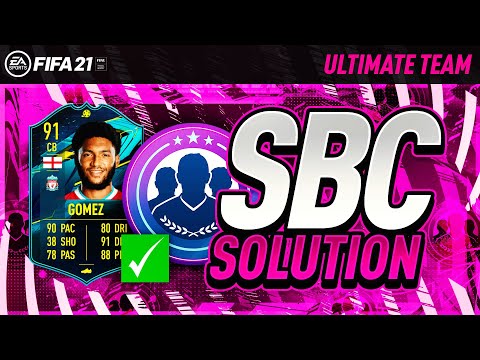 How to complete Player Moments Joe Gomez SBC Tutorial - FIFA21 Ultimate Team