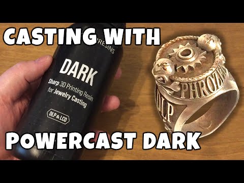 Casting with Power Resins (Powercast) DARK Sharp Castable Resin - by VOGMAN